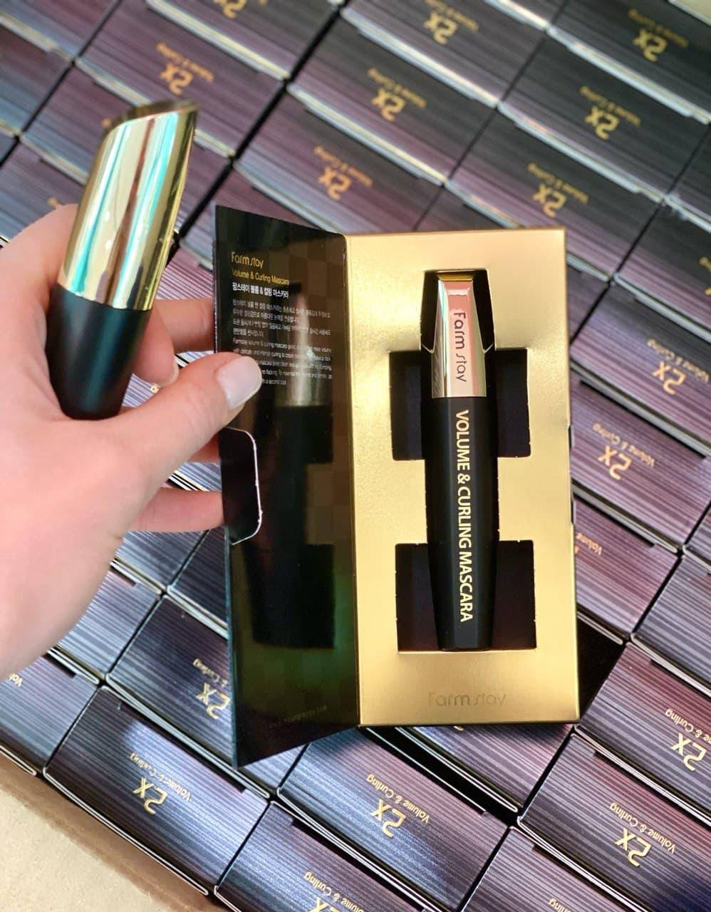 

Тушь для ресниц “Объем и подкручивание” FarmStay 2X Volume & Curling Mascara 12 мл