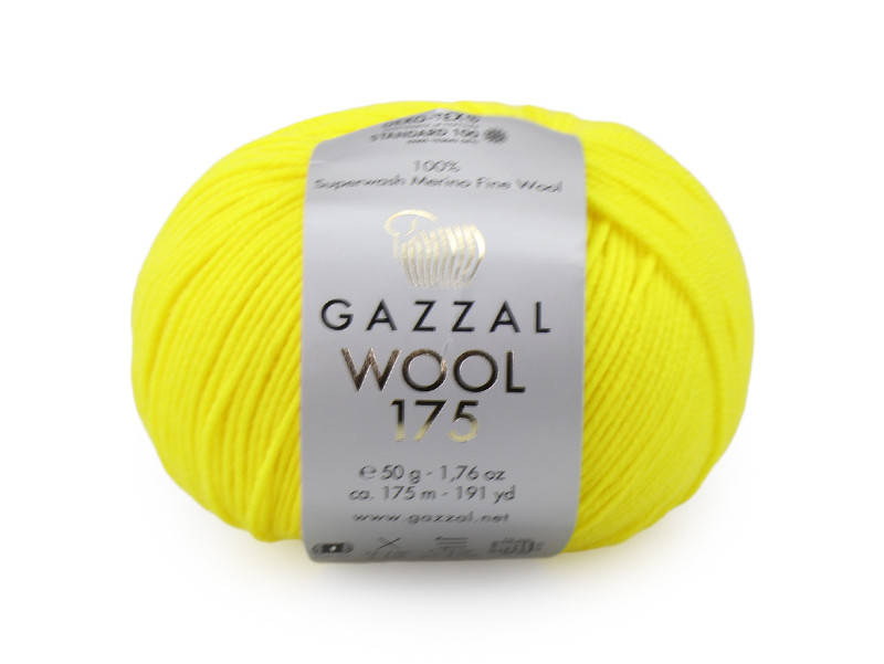 

Gazzal Wool 175, Желтый №311