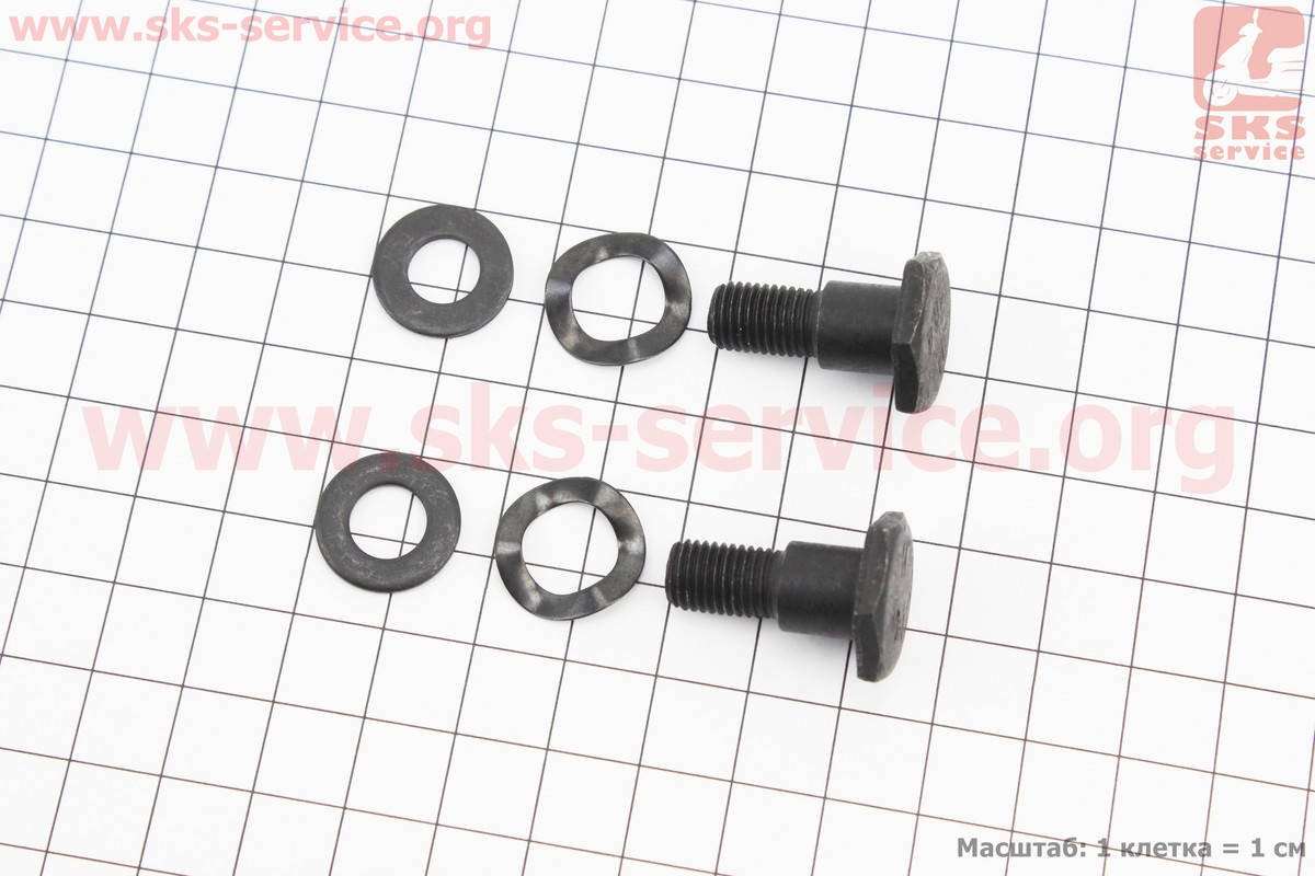 

Болт крепления сцепления M8x1,00, 2шт + шайба 4шт к-кт
