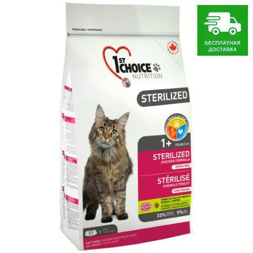 

1st Choice Adult Cat Sterilized с курицей, 5 кг