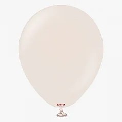 

Латексный шарик 12" (30 см) Kalisan пастель White Sand белый песок, Айвори
