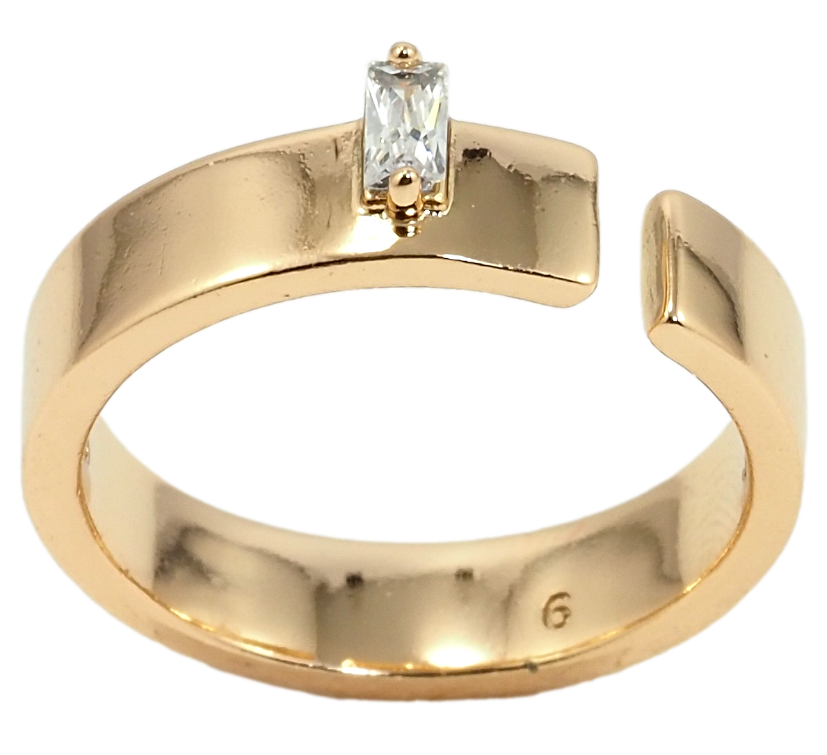 

Кольцо Xuping Позолота 18K "Вставка цирконий" р.16.5