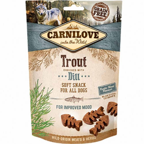 

Carnilove Dog Semi Moist форель, укроп, для настроения, 200g