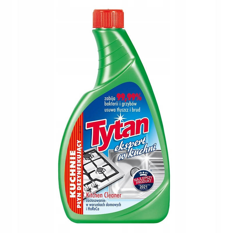 

Жидкость для мытья кухни и поверхностей TYTAN " Эксперт на кухне" Запаска 500мл