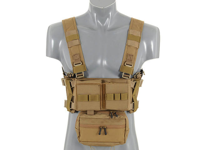 

Розвантажувальний жилет Emerson Chest Rig Micro MK3 Coyote Brown