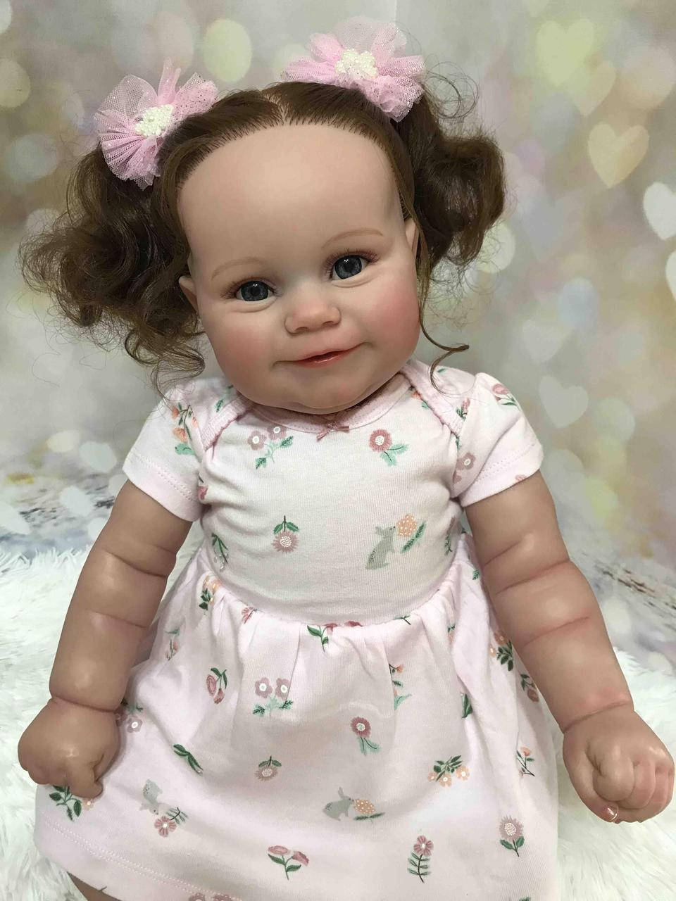 

Кукла реборн, озорная девочка Анютка 60 см reborn