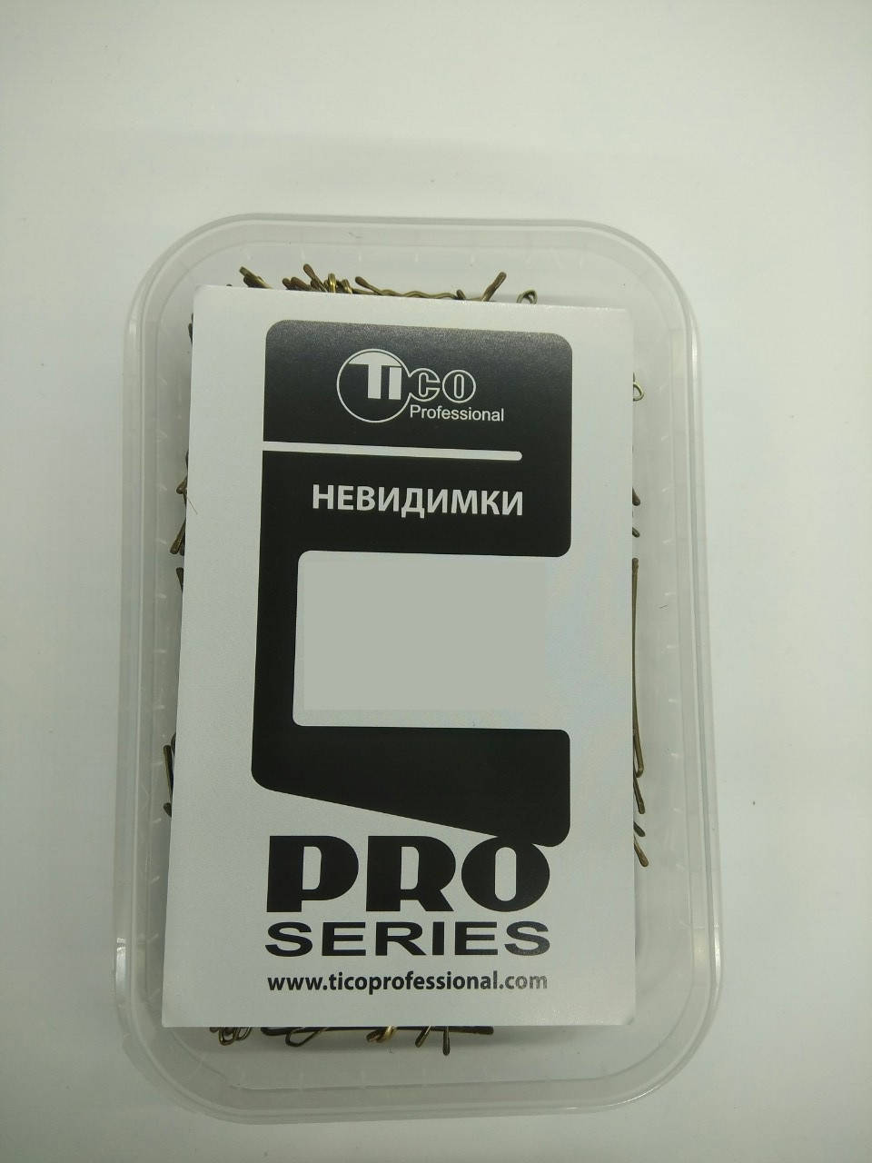 

Невидимки Tico Professional 40мм коричневые волнистые 200гр, Коричневый