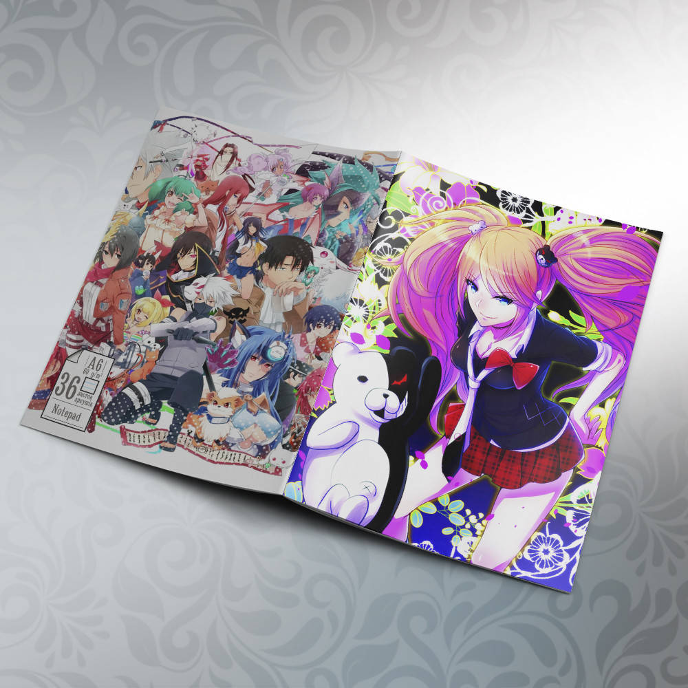 

Блокнот Аниме А6 на скобе Danganronpa 36 листов
