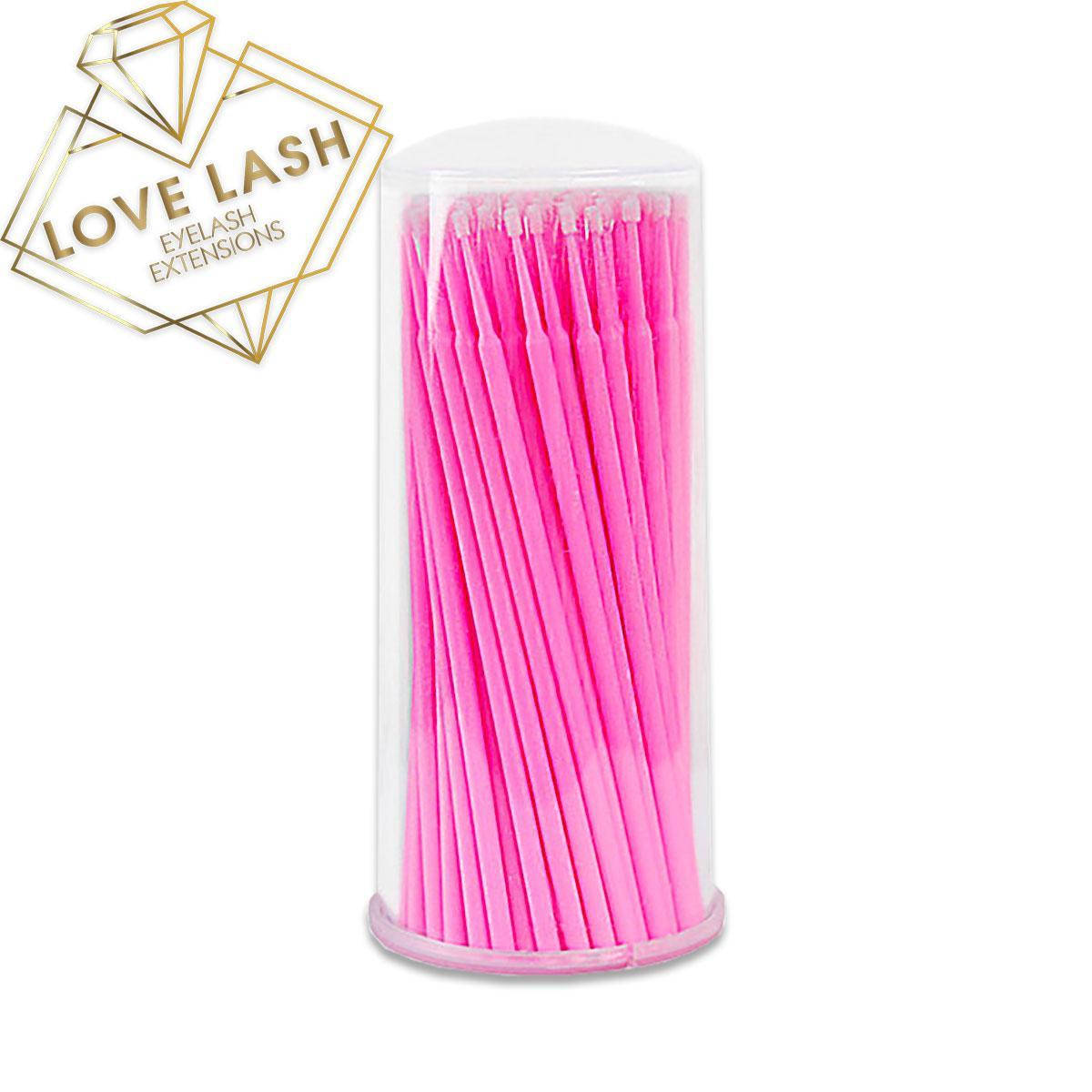 

Микробраши в тубусе Розовые