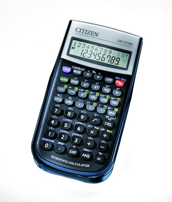 

Калькулятор Citizen SR-270N научный, 236 формул, Черный