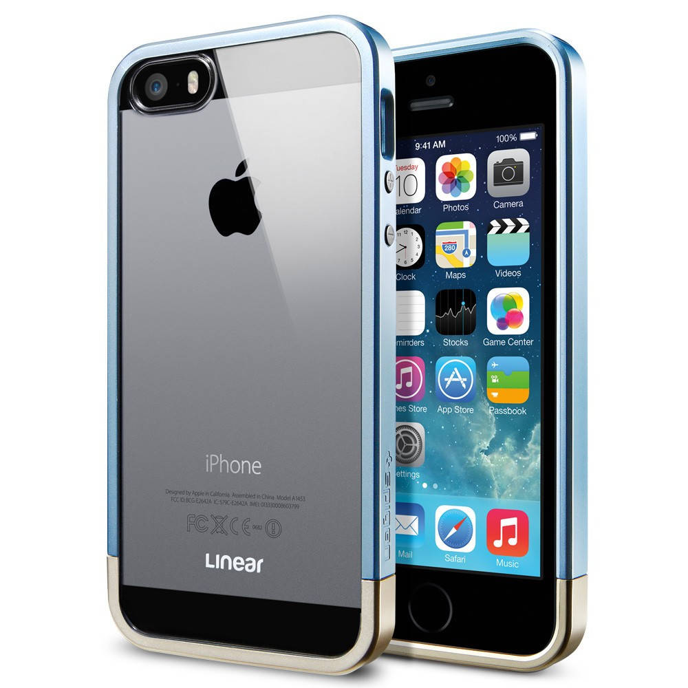 

Чехол-бампер для iPhone 5/5S SPIGEN LinearEX (+ пленка)