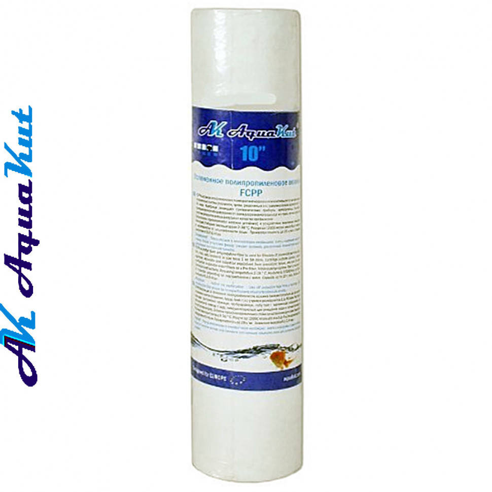 

AquaKut Картридж вспененное полипропиленовое волокно FCPP 10" 2 1/2 "(1 мкм) 21306
