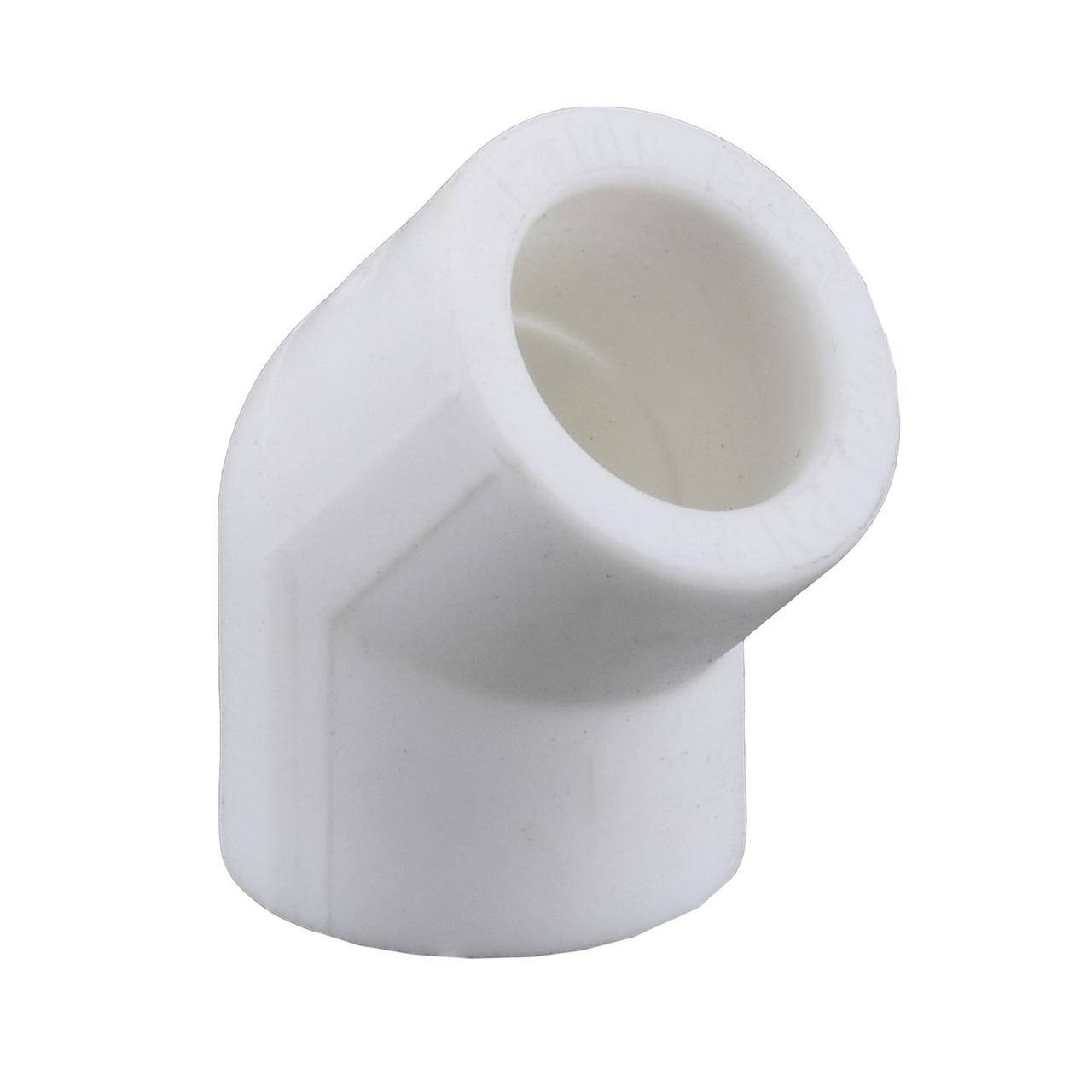 

Угол Kalde PPR 45 ф25 (белый) 14025