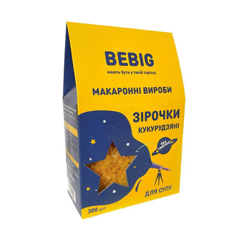 

"Зірочки кукурудзяні для супу" Макаронні вироби без глютену Bebig