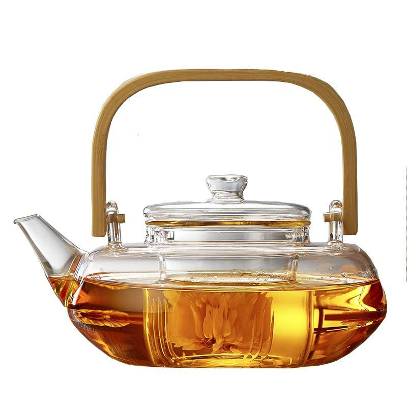 

Заварювальний чайник 800 мл із загартованого скла Преміум (F-556)