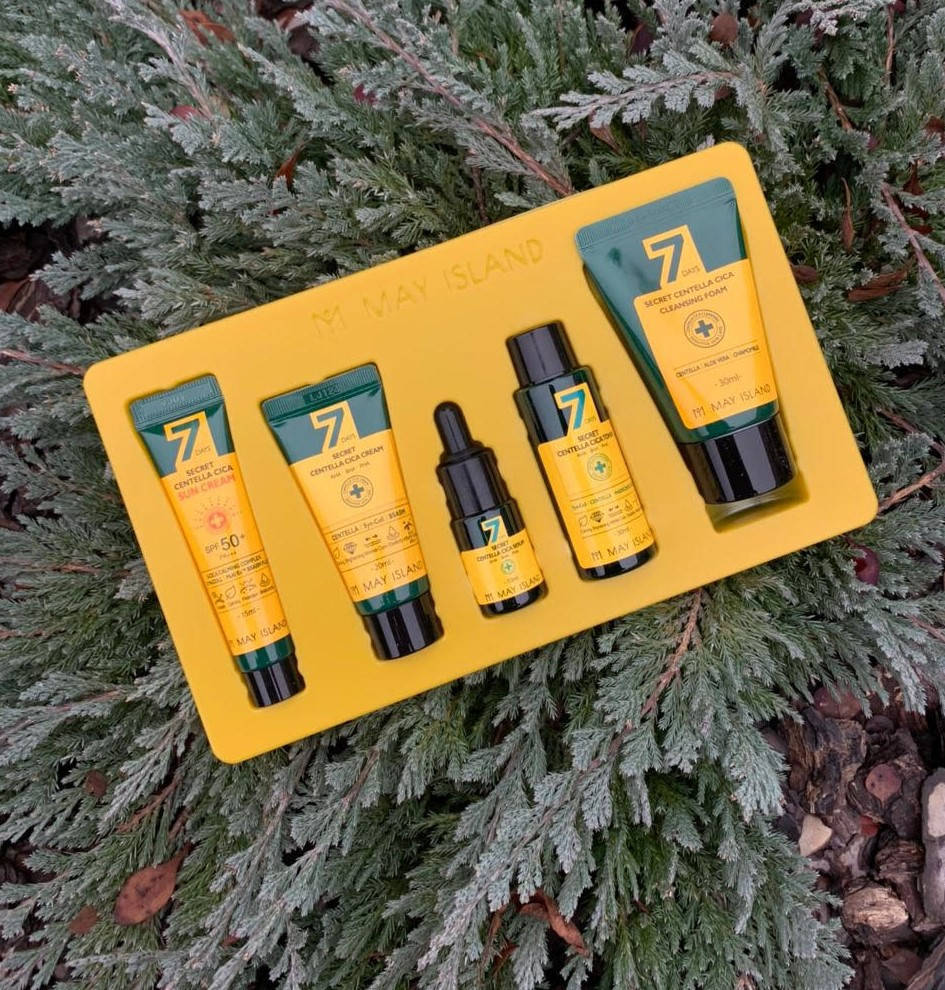 

МИНИ- НАБОР ДЛЯ ПРОБЛЕМНОЙ КОЖИ MAY ISLAND 7 DAYS SECRET CENTELLA CICA MINI KIT 5 SET