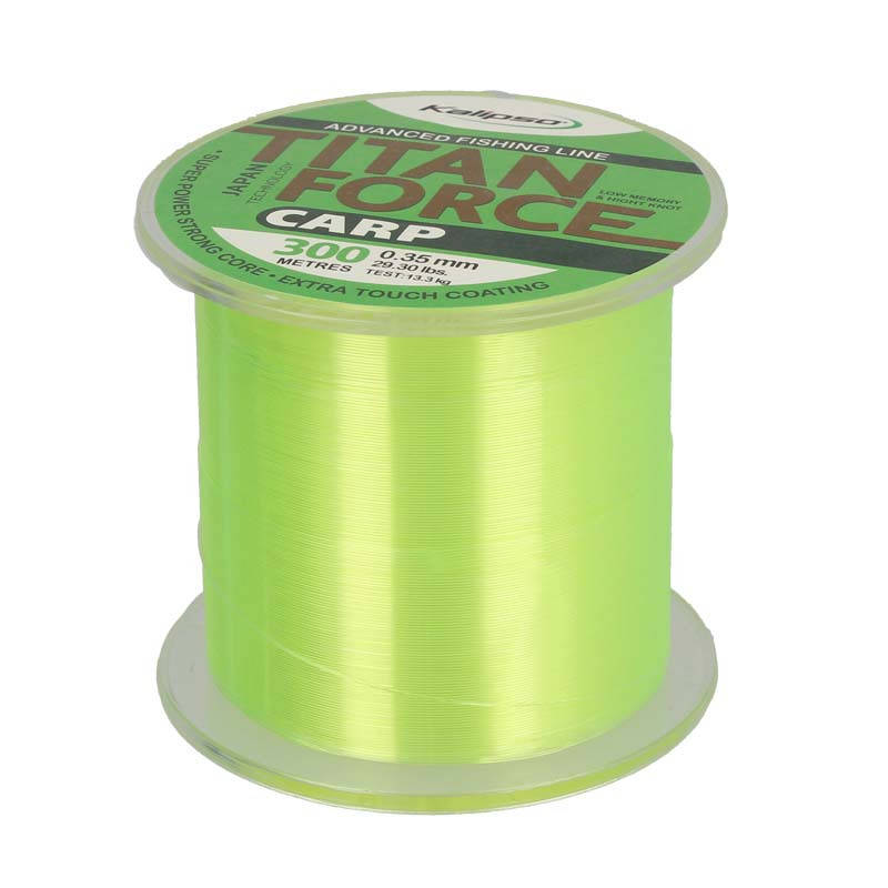 

Леска карповая Kalipso Titan Force Carp FG 300м 0.25, Салатовый