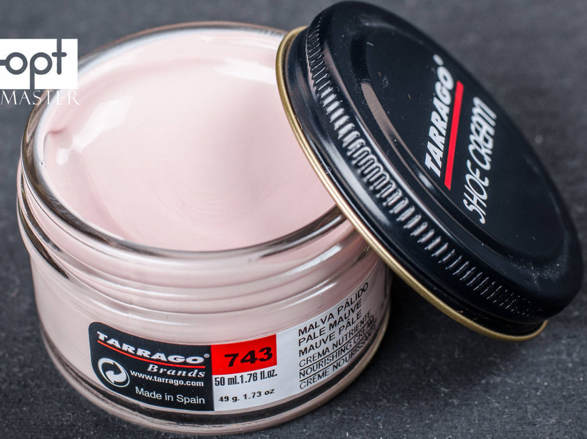 

Крем для обуви цв.перламутровый бледно-сиреневый Tarrago Shoe Cream, 50 мл, TCT31P ( 743 )