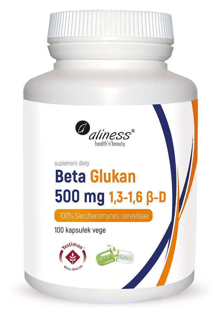 

Бета-глюкан- природный иммуностимулятор 1,3-1,6 β-D 500 mg, 100 caps, Aliness