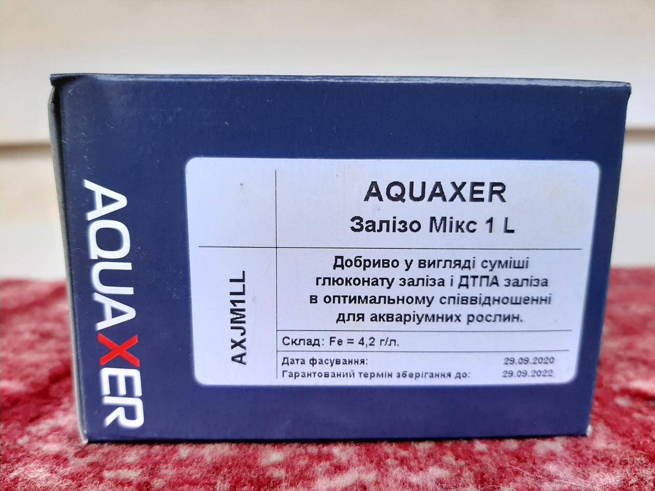 

Удобрение для аквариумных растений AQUAXER Железо Микс 1000 ml, на 33000 л.