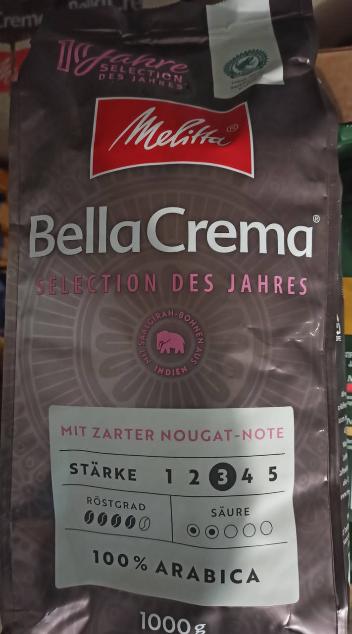 

Кофе в зернах melitta bella crema selection des jahres 1 кг арабика