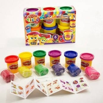 

Тесто для лепки Master Do 6 банок, см. описание