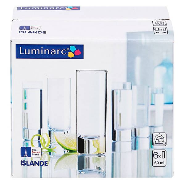 

Islande Набор стопок - 60 мл 6шт Luminarc J2891