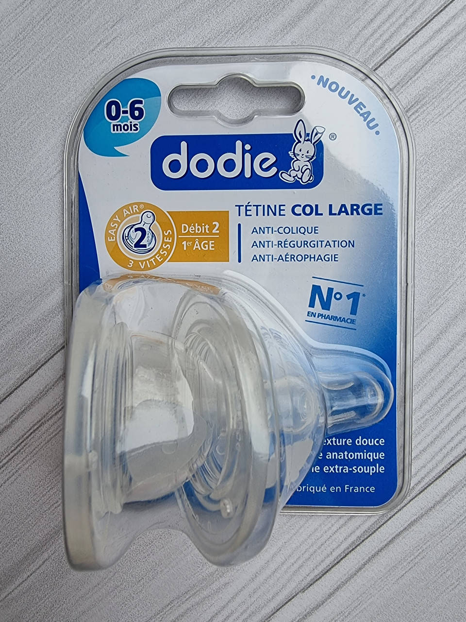 

Соски для бутылочек Dodie (Франция) 0-6 мес