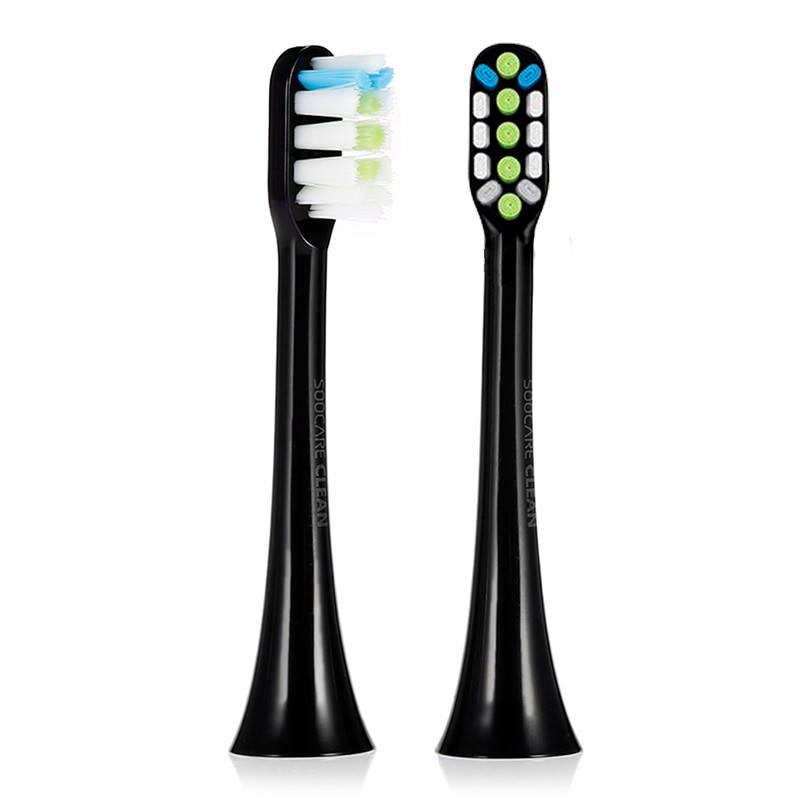 

Насадка для зубной щетки Xiaomi SOOCAS X1/X3/X5 BH01B (Черные, 2 шт)