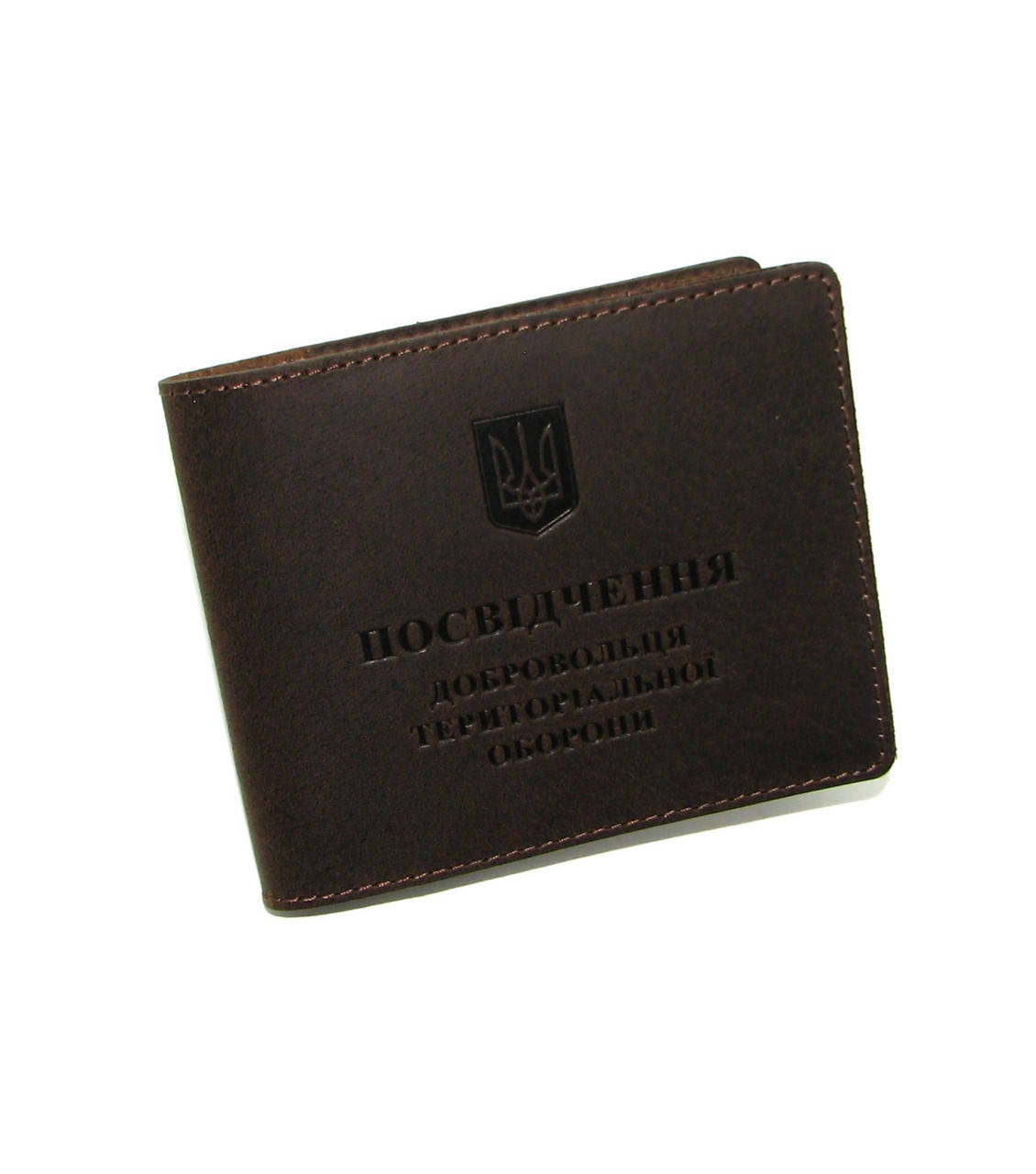 

Обкладинка на посвідчення ТрО DNK Leather TRO H col.F Коричневий, Коричневый