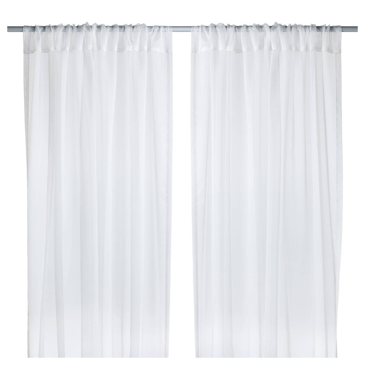 

ТЕРЕСИА Гардины, 2 шт., белый, 145x300 см 50232333 ИКЕА, IKEA, TERESIA