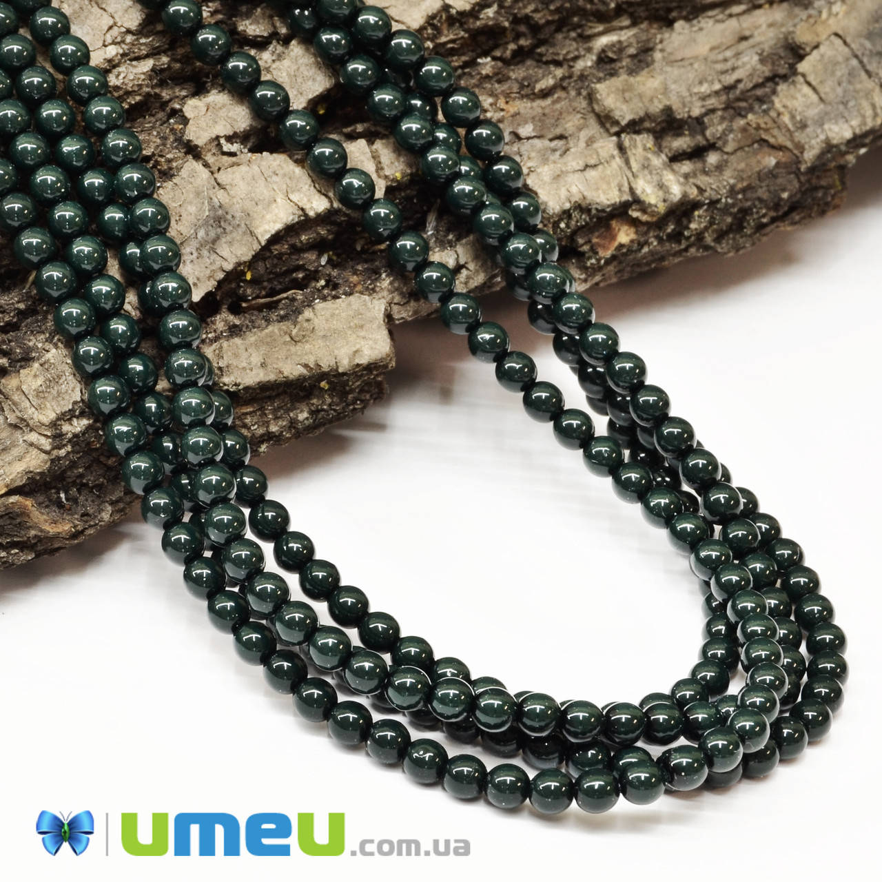 

Бусины чешское стекло Preciosa Жемчуг 4 мм Ceramic Malachite, Зеленые темные (BUS-042321)