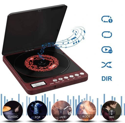 

Портативный CD-плеер AMTOK 1000 мАч MP3 HIFI