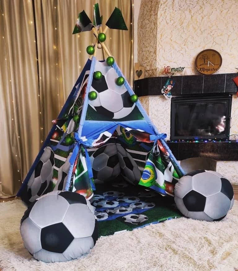 

Вигвам для мальчика "Футбол" Полный комплект!
