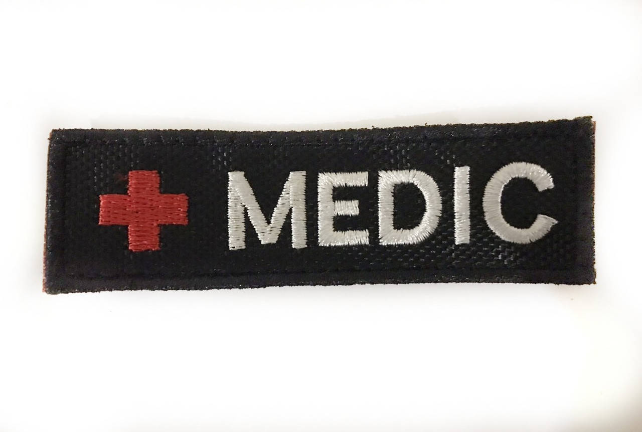 

Шевроны с вышивкой + Medic размер. 10*3 см