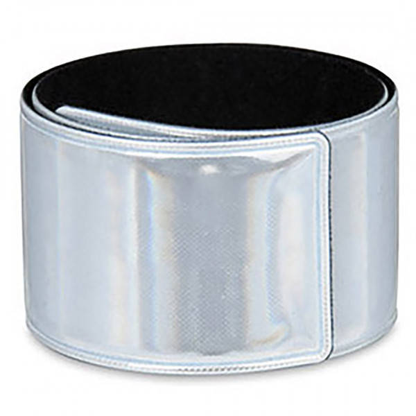 

Светоотражающий слеп браслет-фликер Fairy Tale 34×3 см серебряный (ОР 001)