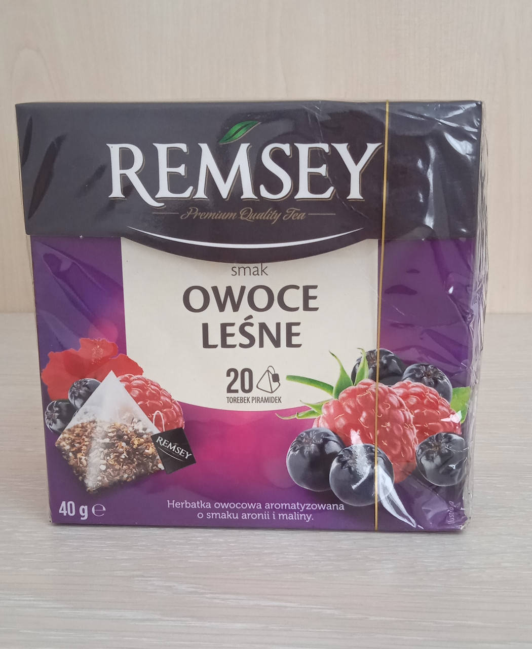

Чай в пакетиках Remsey лесная ягода. Польша