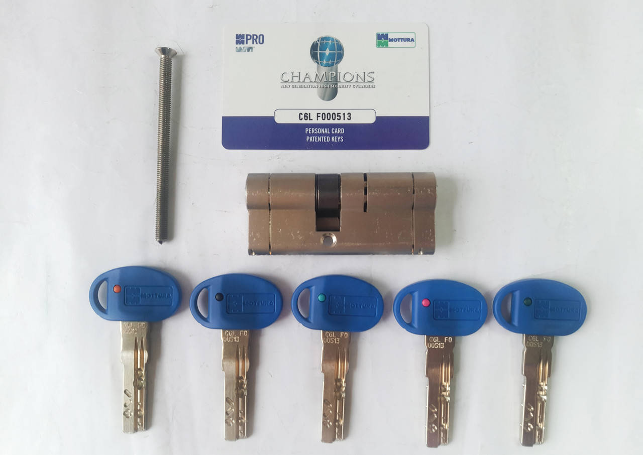 

Mottura Champions PRO 72мм 31х41 ключ/ключ матовый хром (Италия)