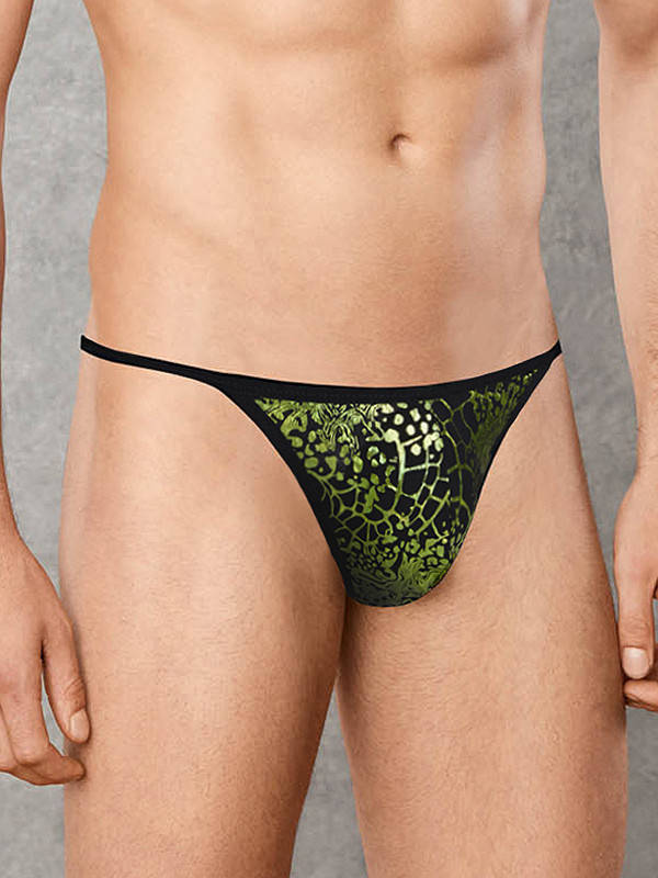 

Мужские трусы стринги ниточки нарядные Doreanse Space Venom 1260 L, Зелёный