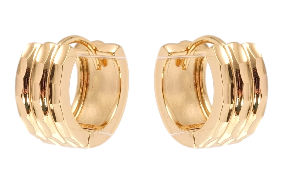 

Серьги Xuping Позолота 18K колечки "Декоративный орнамент"