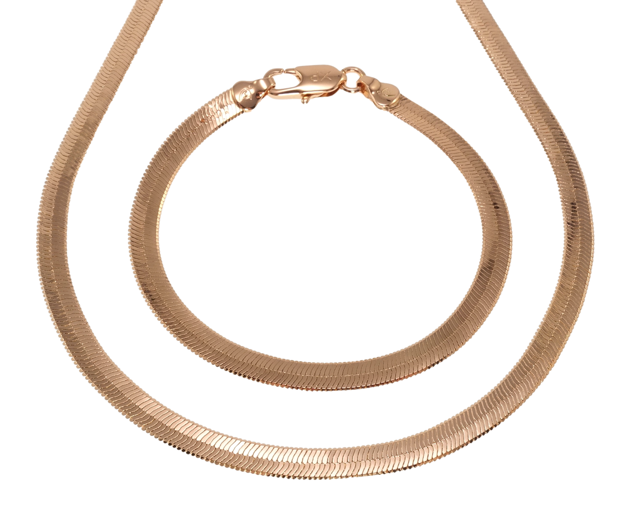 

Набор Цепочка Браслет XP Позолота РО "Плетение Снейк" размер ЦП 42см, БР 20см х 6мм