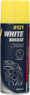 

8121 MANNOL White Grease 450 мл. (белая литиевая смазка)