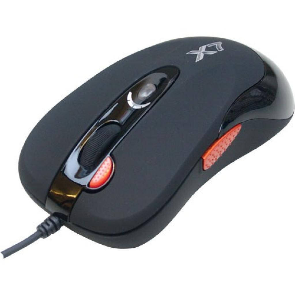 

Мишка A4tech X-705K black для комп'ютера, оптичний, 2000 dpi, USB, Черный