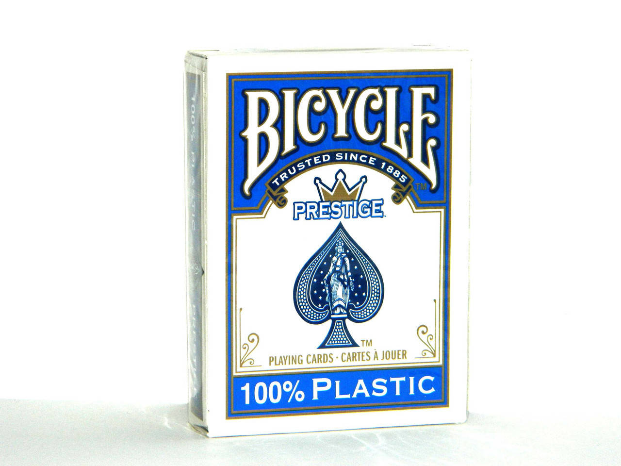 

Карты Bicycle Prestige Blue 100% пластик