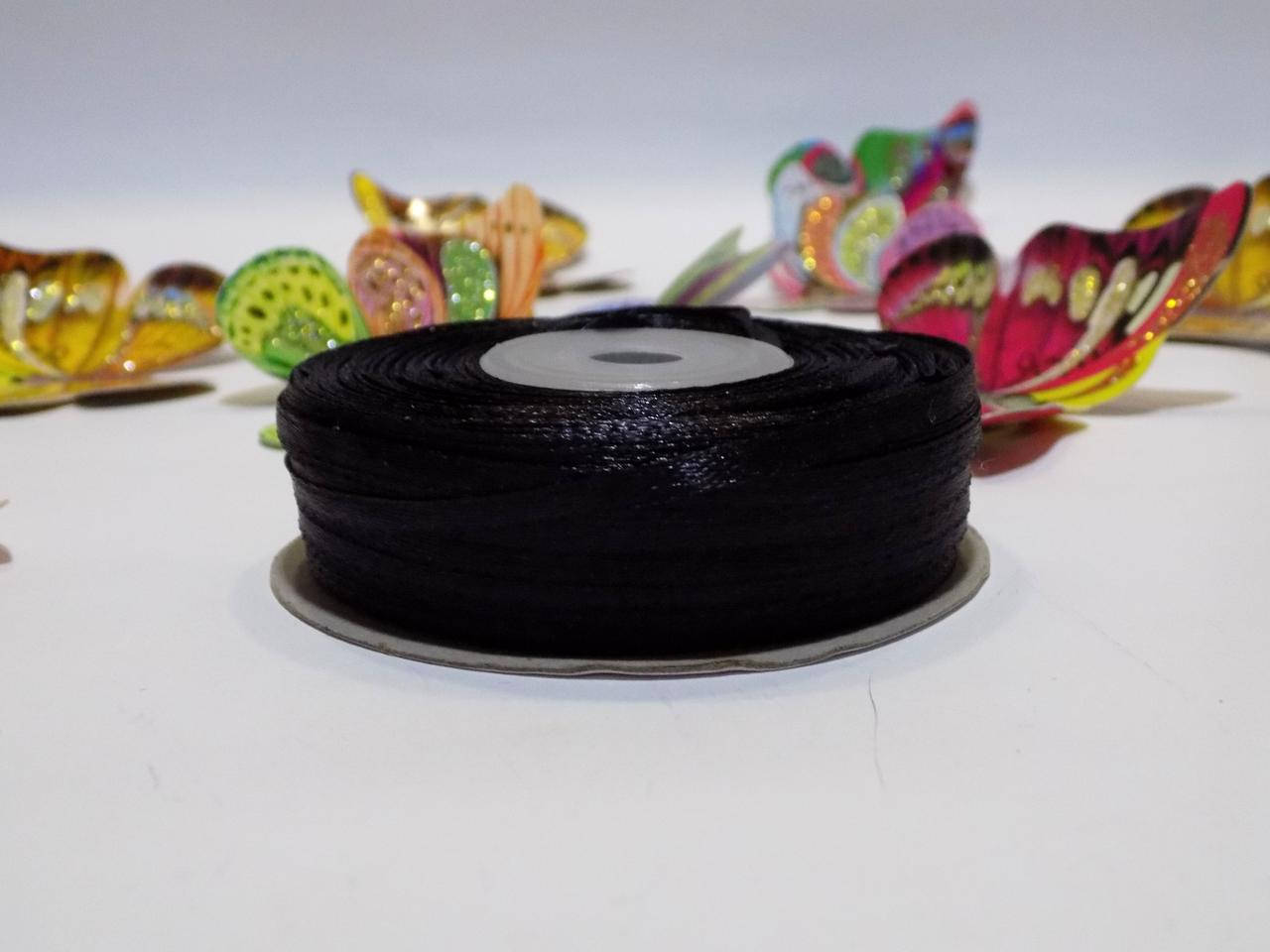 

Лента атласная 0.3 см ( 100 yrd), Черный