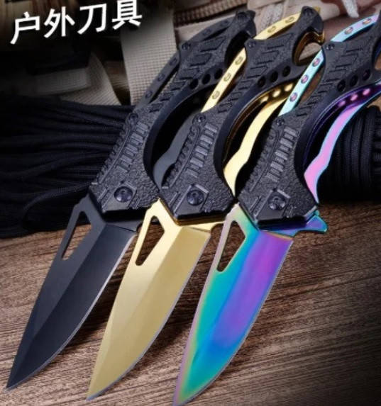 

Складной туристический нож JGF37, Черный