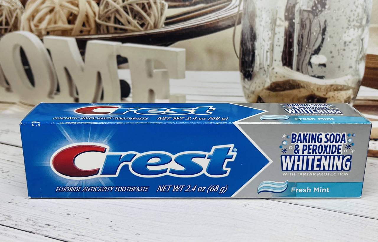 

Паста от зубного камня и кариеса плюсс отбеливание CREST Baking Soda Whitening