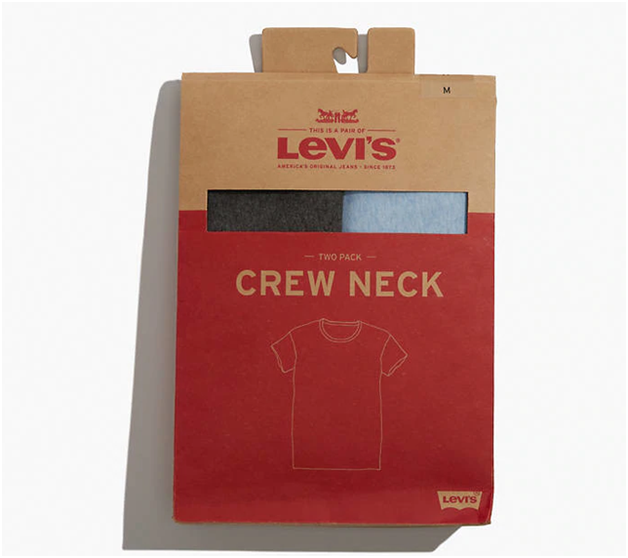 

Комплект футболок Levis (2 шт) - Dress Blues / Striped Marshmallow (3XL)
