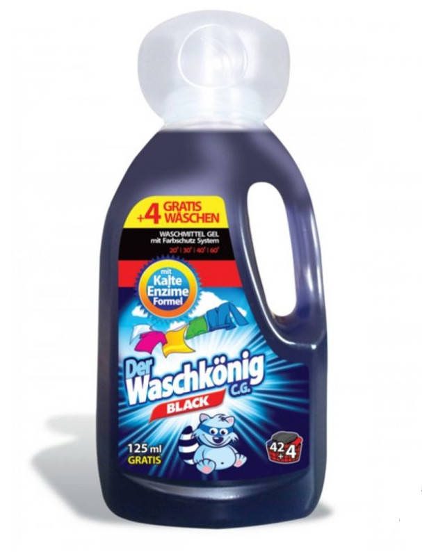 

Гель для стирки черных тканей Waschkonig Black 1625мл
