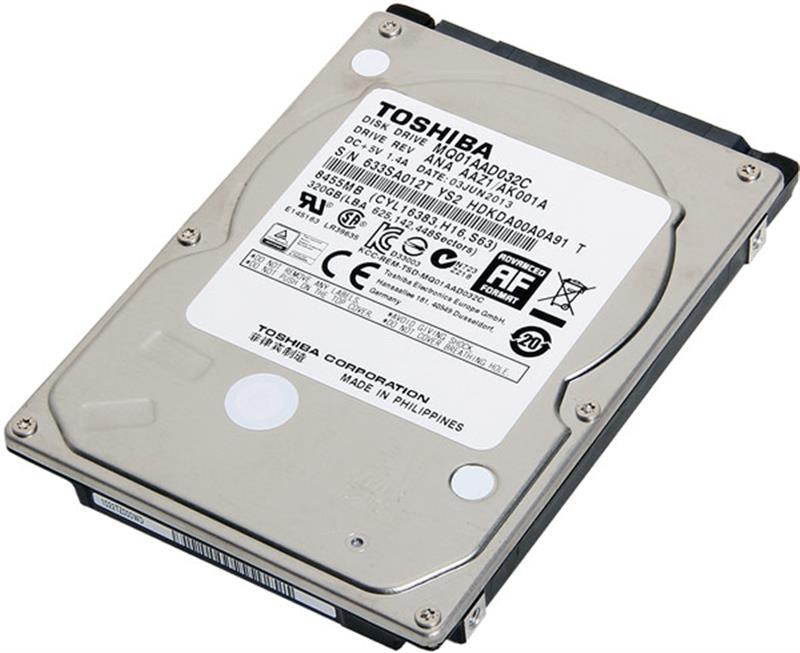 

Жёсткий диск HDD Toshiba 320GB (MQ01AAD032C) Новый (DC)